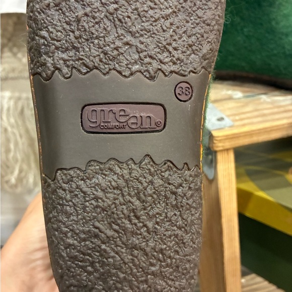 Green Comfort pull on felt wool shoes size 38 nwt - Picture 2 of 2